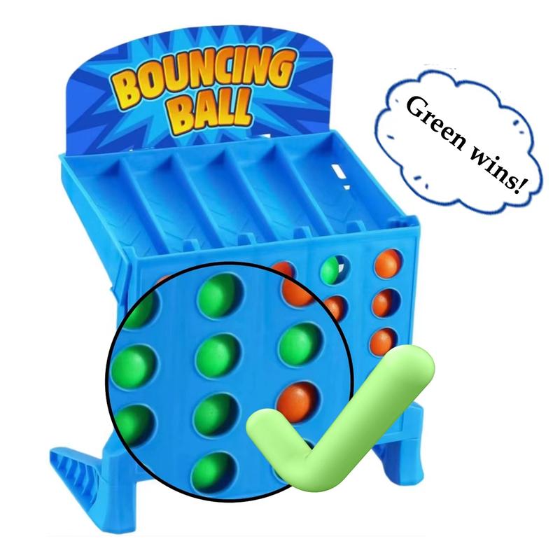 Bounce Balls Shots Game, Connect 4 Game, 4 In a Row Ball Bounce Game, Bounce Off Party Game Jumping Ball Tabletop Game,Connect Four Jumping Ball Game, Parent-Child Interaction Board Game Educational Toy, Halloween Gifts