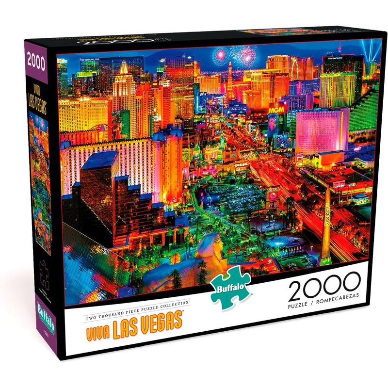 Buffalo Games - Viva Las Vegas - 2000 Piece Jigsaw Puzzle