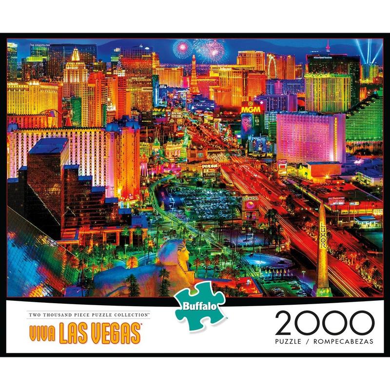 Buffalo Games - Viva Las Vegas - 2000 Piece Jigsaw Puzzle