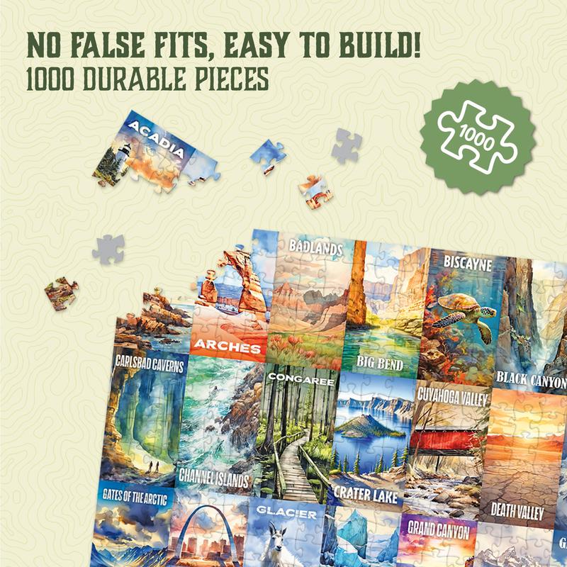 The National Parks 1000 Piece Jigsaw Puzzle