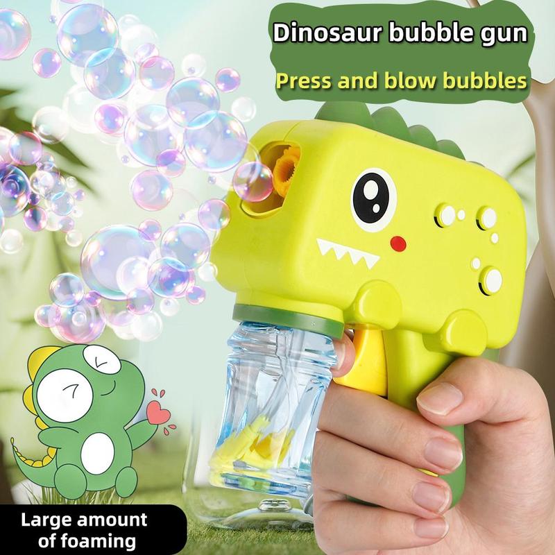 Cute Cartoon Dinosaur Design Bubble Gun, 1 Count Bubble Machine Toy, Outdoor Bubble Blower Toy for Kids, Birthday Gift for Boys & Girls