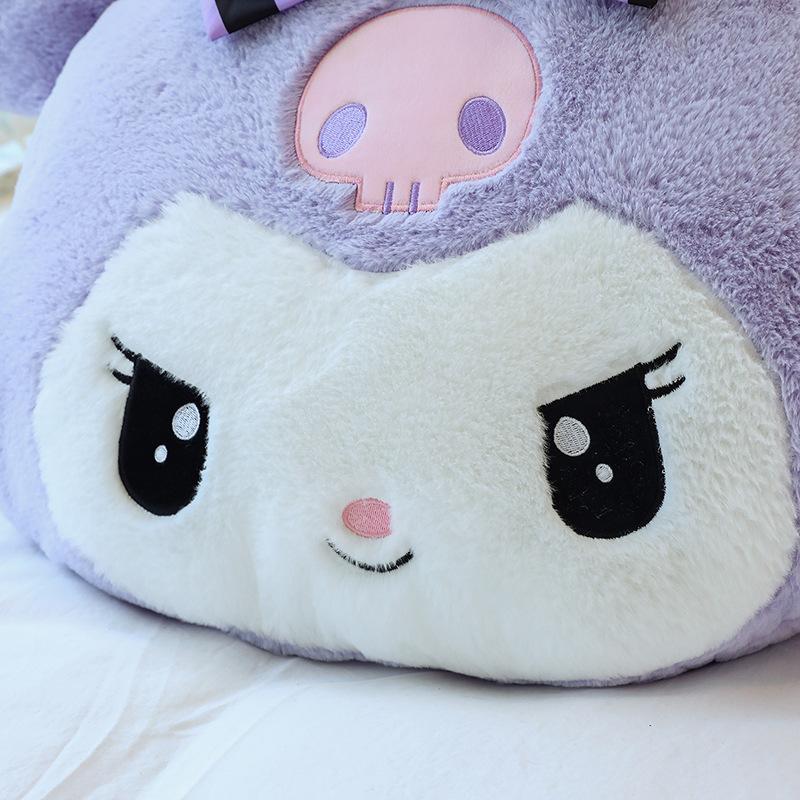 50- 70cm Sanrio Plush Kuromi Melody Pillow Cushion Cute Cartoon Doll Sofa Valentine Day Kawaii Girlfriend Birthday Present