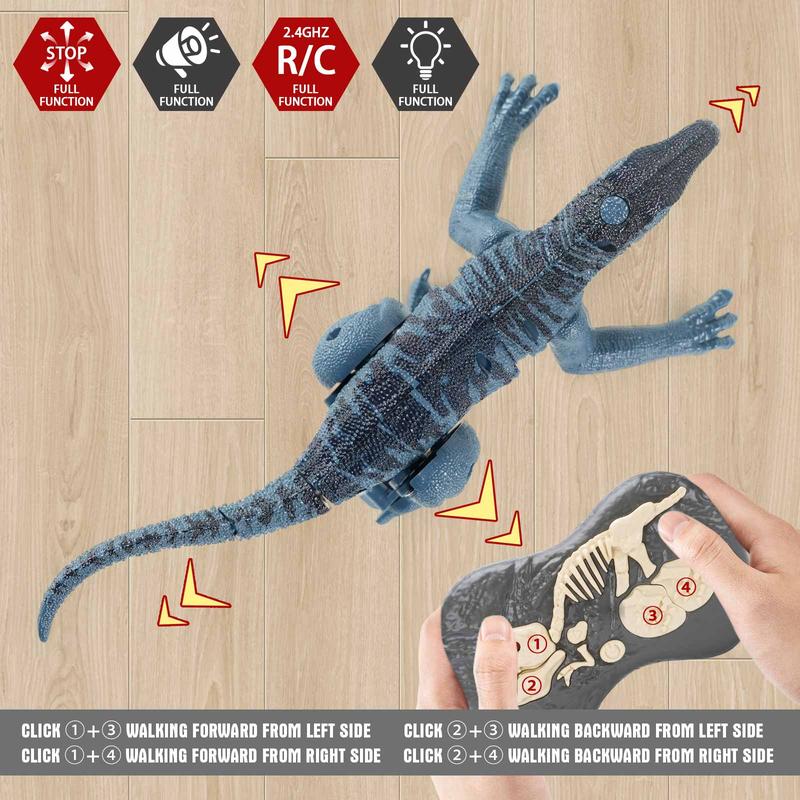 Remote Control Dinosaur for Kids 3-5 4-7 8-12 Year Old, Walking,Rechargeable, Jurassic Toys for Christmas,Birthday Gift for Kids Boys Girls,Kids 3+