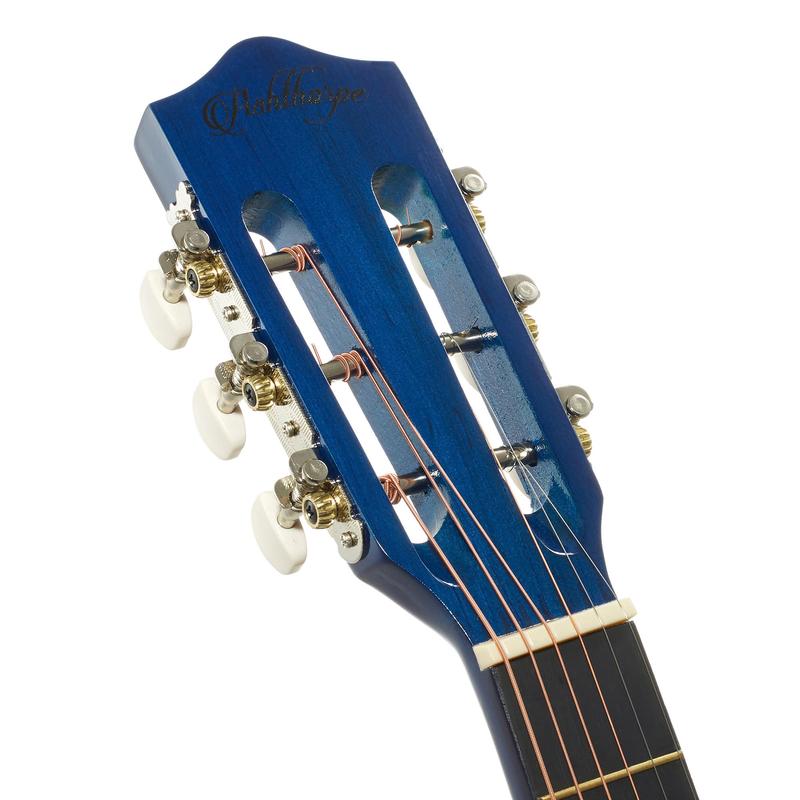 38-Inch Beginner Acoustic Guitar Starter Package, Blue - Zini US