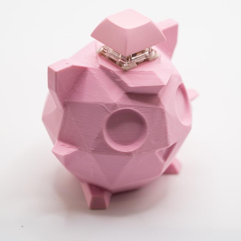 Low Poly Jigglypuff Mechanical Switch Fidget Toy | Stim Toy, Stress Relief, ADHD, ASMR