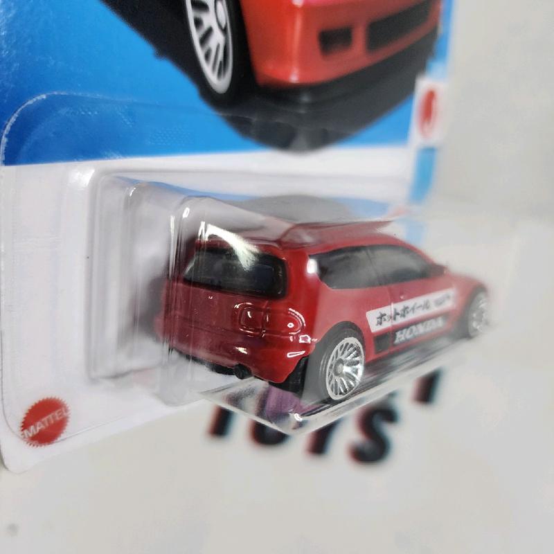 Hot Wheels '92 Honda Civic EG 95 250 HW J-Imports 4 10 1:64 Diecast Car Collectible honda civic