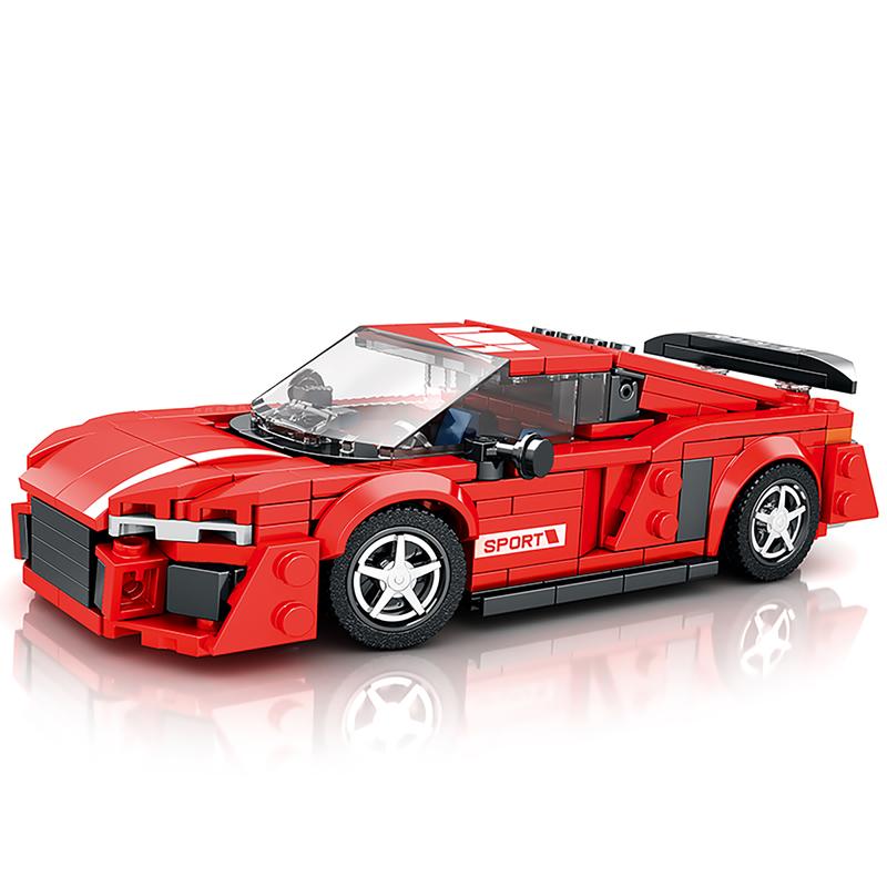 Reobrix R8 Supercar Building Set, Super Race Vehicles Building Toy Birthday Gifts for Kid Aged 6+. (413PCS)