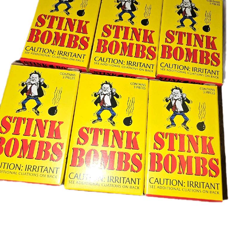 Stink Bombs - Fart Smell - Gag Joke Prank - Rotten Fun - Novelty Toy