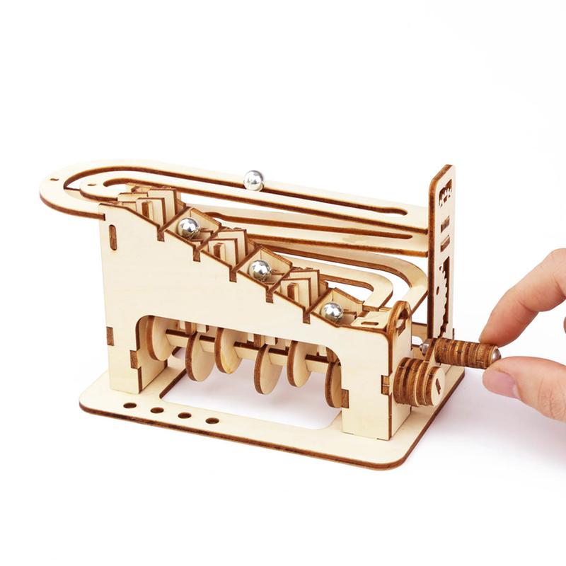 Climb Marble Run 3D Wooden Puzzles for Adults and Teens DIY Model Building Kits with Mechanical Puzzles Christmas gift