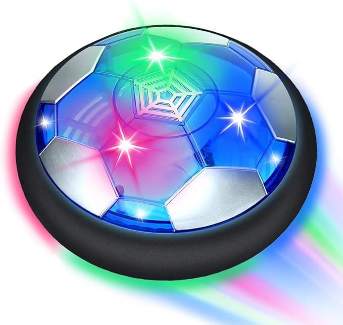 LED Hover Kids Soccer Toys, Air Soccer, Toys For Boys And Girls 3-12 Years Old For Christmas, Birthday Gifts, Indoor And Outdoor Parent-Child Games, Multiplayer Interactive Soccer Games