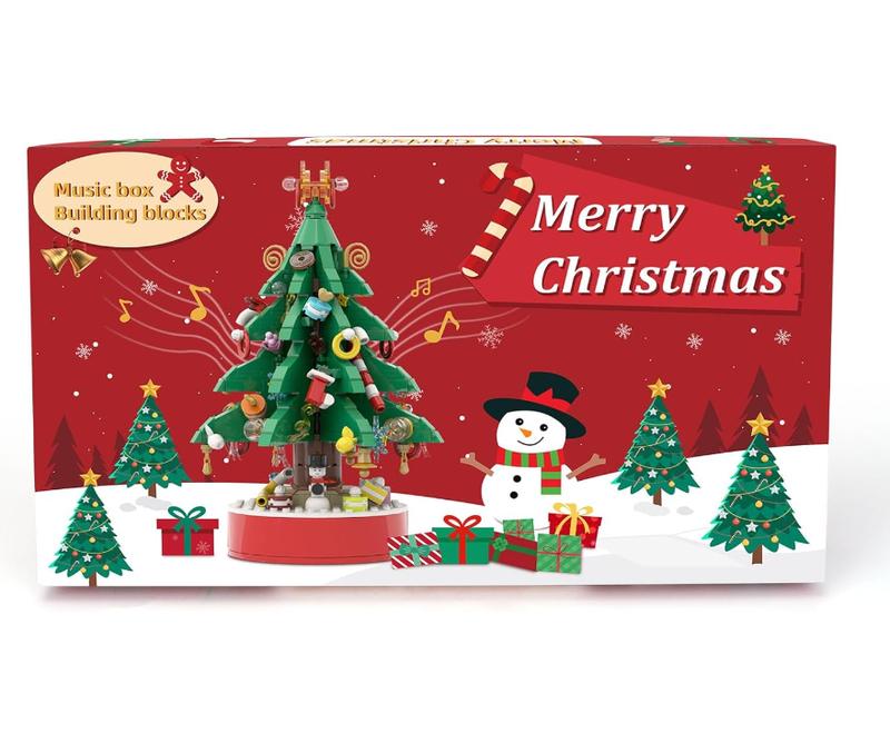 Advent Calendar 2024 Kids & Adult, 24 Pack Christmas Tree Building Blocks with Music, Christmas Countdown Calendar, Ideal Gift for 3 4 5-7 8-12 Boys and Girls birthday gift