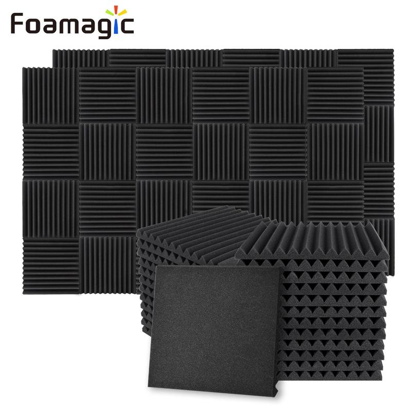 Spring Recording Studio Soundproof Sponge, Double Sided Sound Absorbing Wall Panel, Foam Sound Panel for Studio Recording Room Home Decor, Recording Studio Supplies, Birthday Gifts, Fall Gift, Christmas Gift