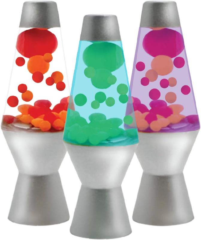 Lava Squish N' Flow - Squeeze and Flow Miniature Lava Toy - Classic Lava Lamp Shape Filled with Flowing Colors