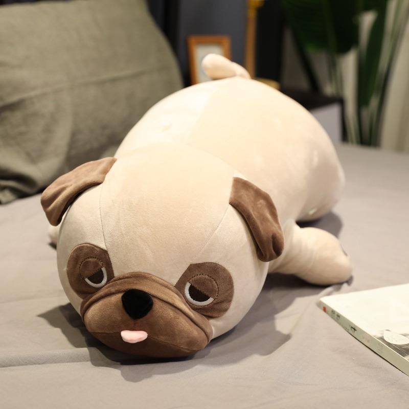 Exciting Pug Dog Plush Pillow - Fun, Unique, Soft, Creative Toy For Hugging, Perfect Companion, Ideal Gift For Holiday And Birthday - Great Decorative Toy!