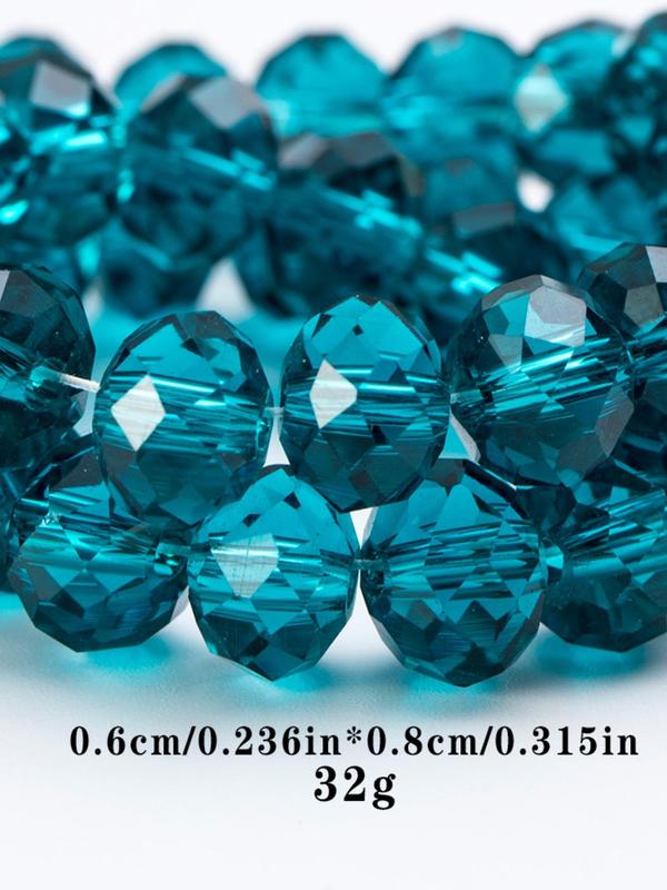 8mm Beaded, 64pcs 1 String Glass Beads, Loose Spacer Beads for DIY Jewelry Making, Bracelet, Necklace Crafts