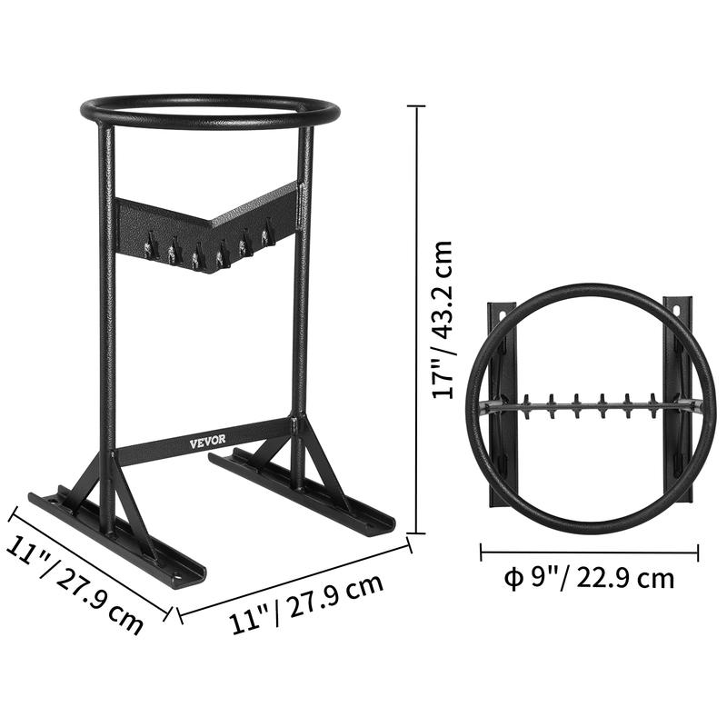 VEVOR Firewood Kindling Splitter, 9\'\'x17\'\' XL Wood Splitter, Unique V-Shaped Finger-Safety Blade, Manual Log Splitter for Wood Splitting, Heavy Duty Strong Steel Structure & Stability, Log Splitte