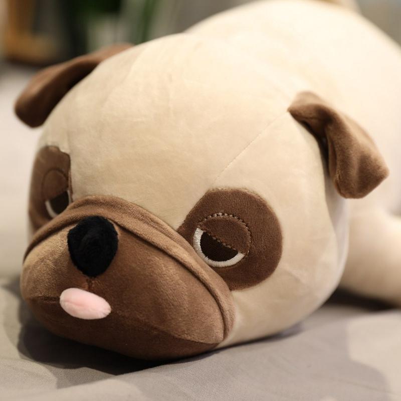 Exciting Pug Dog Plush Pillow - Fun, Unique, Soft, Creative Toy For Hugging, Perfect Companion, Ideal Gift For Holiday And Birthday - Great Decorative Toy!