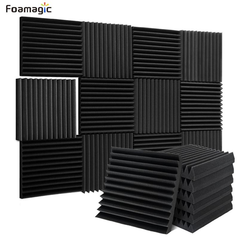 Spring Recording Studio Soundproof Sponge, Double Sided Sound Absorbing Wall Panel, Foam Sound Panel for Studio Recording Room Home Decor, Recording Studio Supplies, Birthday Gifts, Fall Gift, Christmas Gift