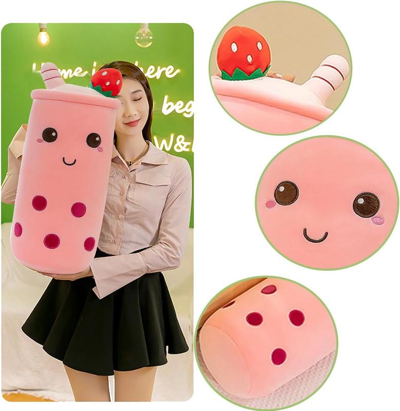 Christmas gift Boba Plush Stuffed Bubble Tea Pillow - Soft and Adorable Toys for Kids and Adults