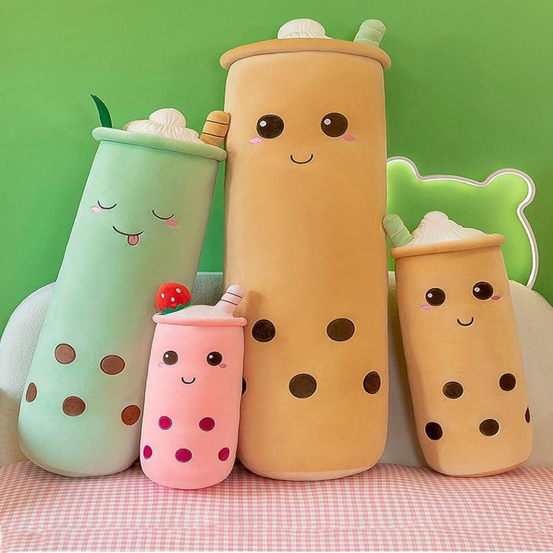 Christmas gift Boba Plush Stuffed Bubble Tea Pillow - Soft and Adorable Toys for Kids and Adults