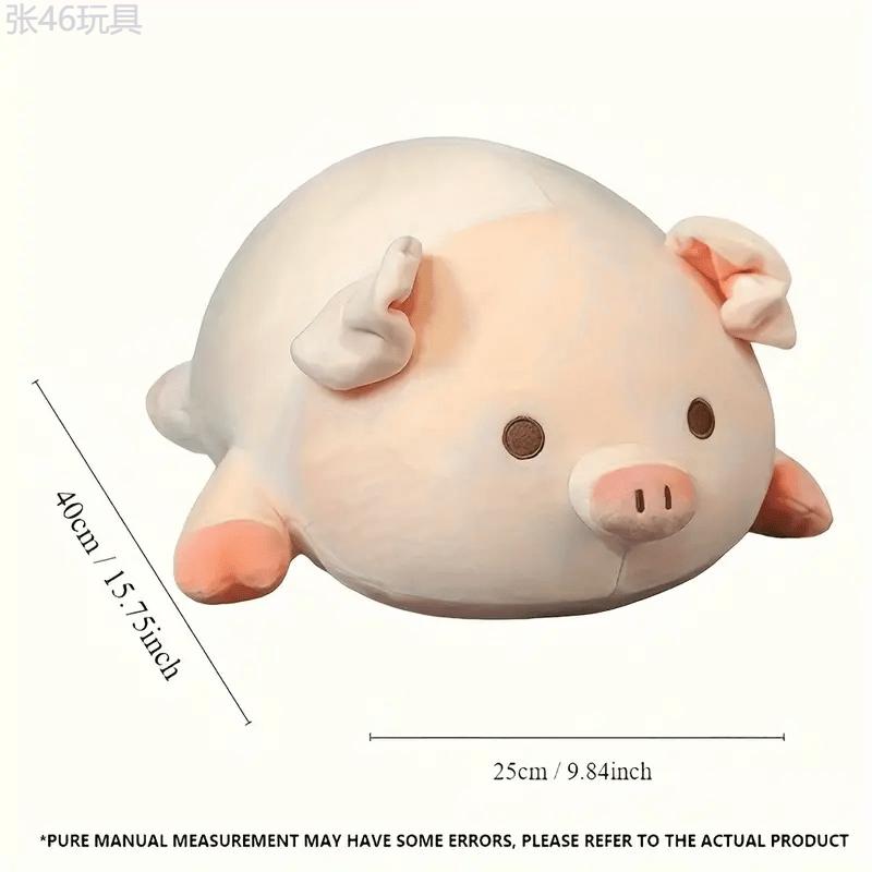 1Pc Ball Pig Doll Plush Toy Little Pig Cloth Doll Sleep with Doll Pillow on The Bed Super Soft Gift