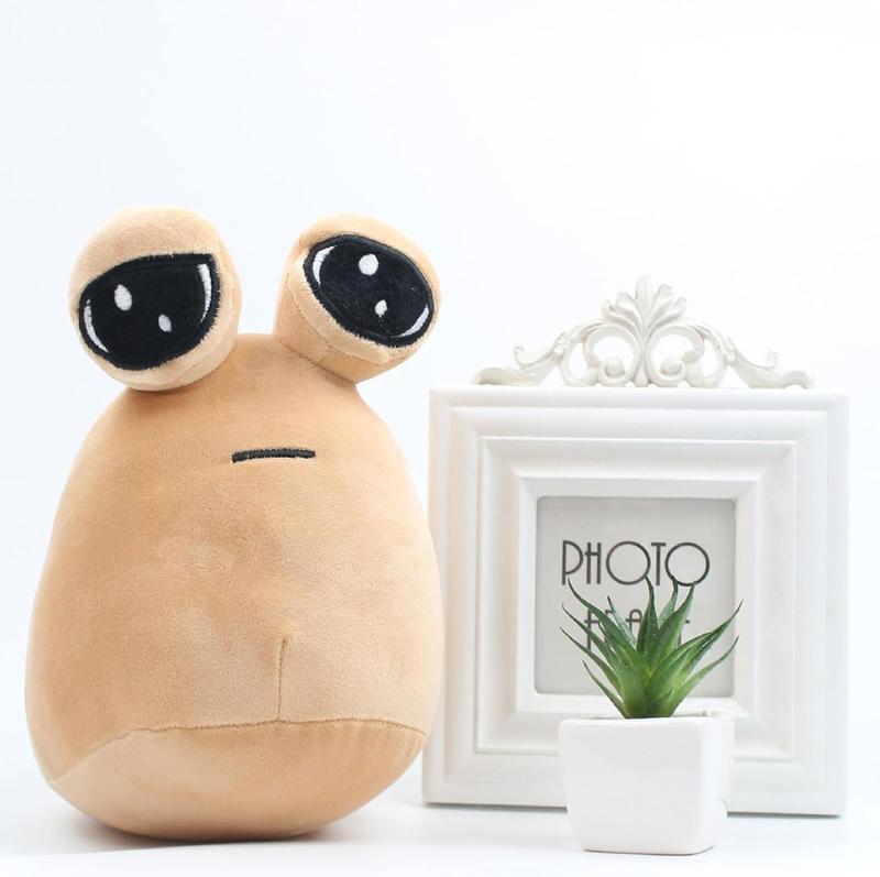 22cm Hot Game My Pet Alien Pou Plush Toy Furdiburb Emotion Alien Plushie Stuffed Animal Pou Doll