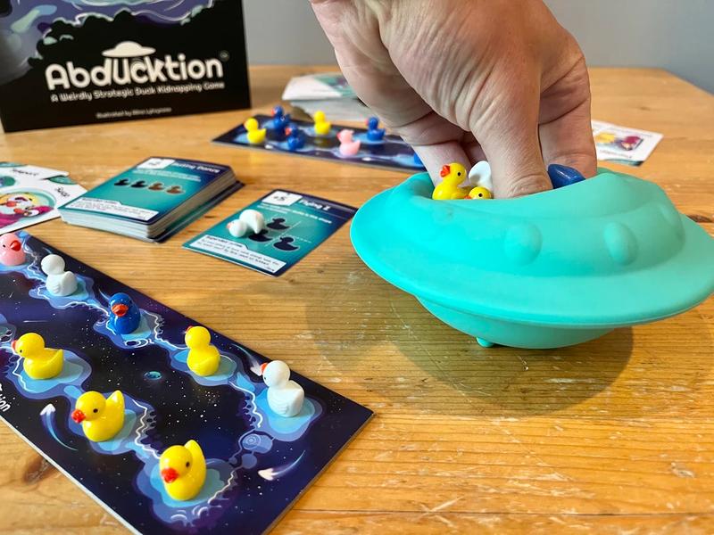 Abducktion: A Weirdly Strategic Game of Duck Kidnapping