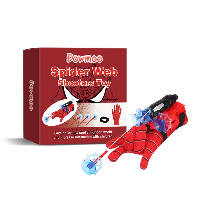 DOWMOO Spider Web Shooting Toy Holiday Gift Portable Fun catapult Shooting toy set