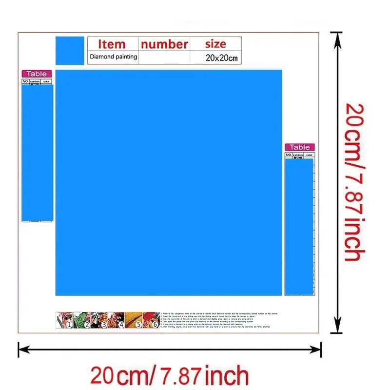 DIY Artificial Diamond Arts Painting Kit Without Frame, Cartoon Twins Pattern DIY Painting, Handmade Craft Wall Art Decoration