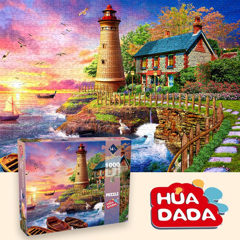 Huadada's Classic Popular Puzzles for Adults 1000 Pieces Home Decor Creative Gifts for Adults and Kids Family Interactive Games Parents Grandparents Brainstorm Puzzles Unlimited Style.