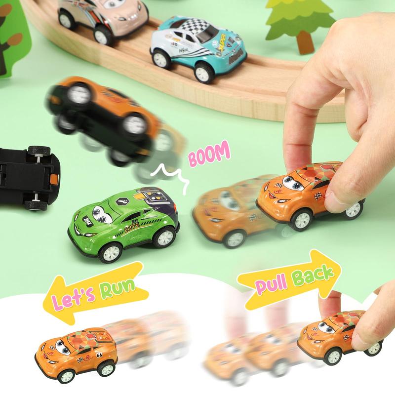 Toy Cars , Pull Back Cars with Storage Bags, Race Car Party Favors for Boys Girls Treasure Box Prizes Rewards Mini Toys