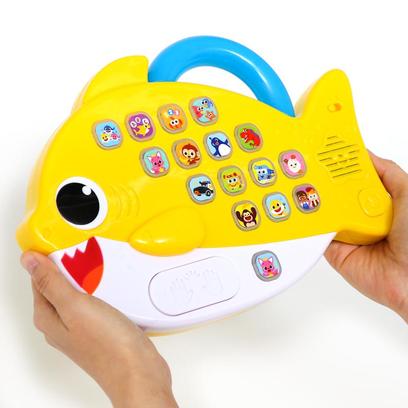 Baby Shark Melody Pad with Lyrics Booklet, Baby Shark Toys, Interactive Learning Toys For Toddlers, Learning & Education Toys, Baby Shark Gifts For Kids