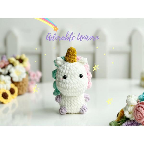 Unicorn Crochet, Amigurumi Crochet,  Plushie Crochet