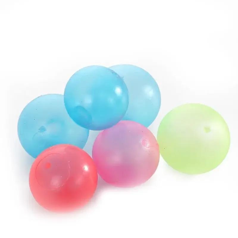 Luminous Elastic Ball Decompression Toy Capable of Sticking To Wall