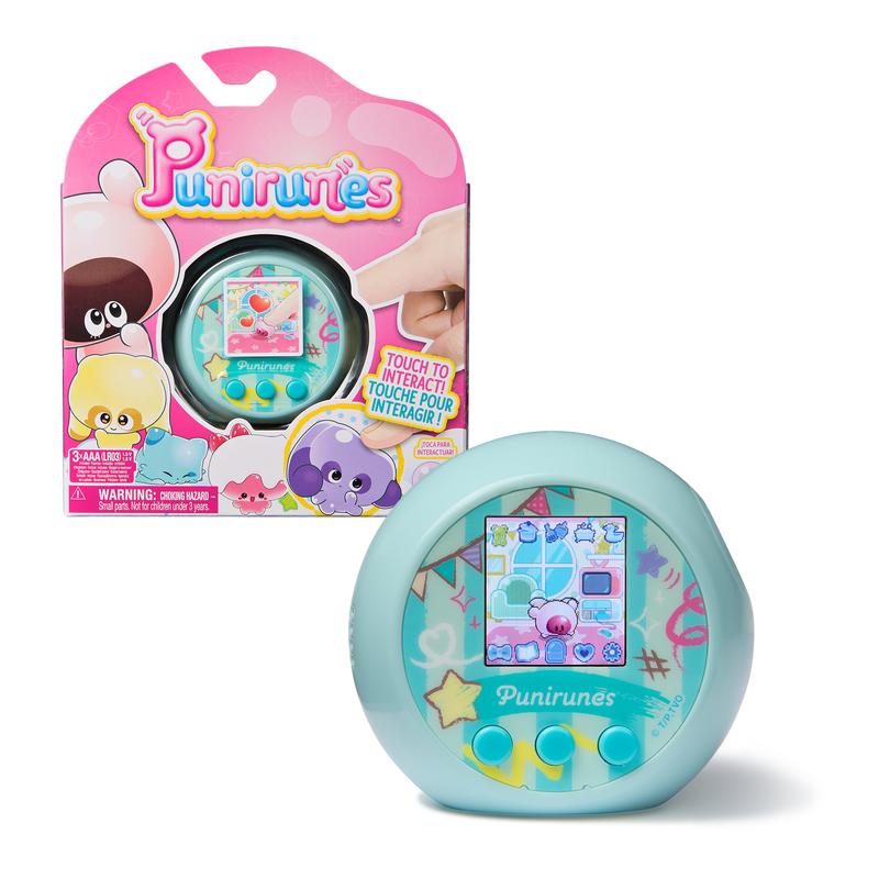 Punirunes, Interactive Digital Toy with 55 Squishy Characters Inside, Reacts to Touch, Full-Color Display, Kids Toys for Girls & Boys Ages 5+