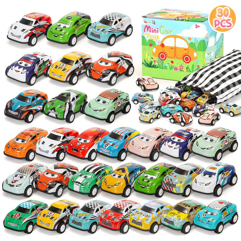 Toy Cars , Pull Back Cars with Storage Bags, Race Car Party Favors for Boys Girls Treasure Box Prizes Rewards Mini Toys