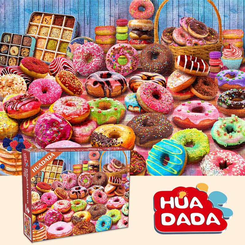 Huadada's Classic Popular Puzzles for Adults 1000 Pieces Home Decor Creative Gifts for Adults and Kids Family Interactive Games Parents Grandparents Brainstorm Puzzles Unlimited Style.