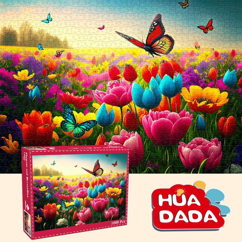 Huadada's Classic Popular Puzzles for Adults 1000 Pieces Home Decor Creative Gifts for Adults and Kids Family Interactive Games Parents Grandparents Brainstorm Puzzles Unlimited Style.