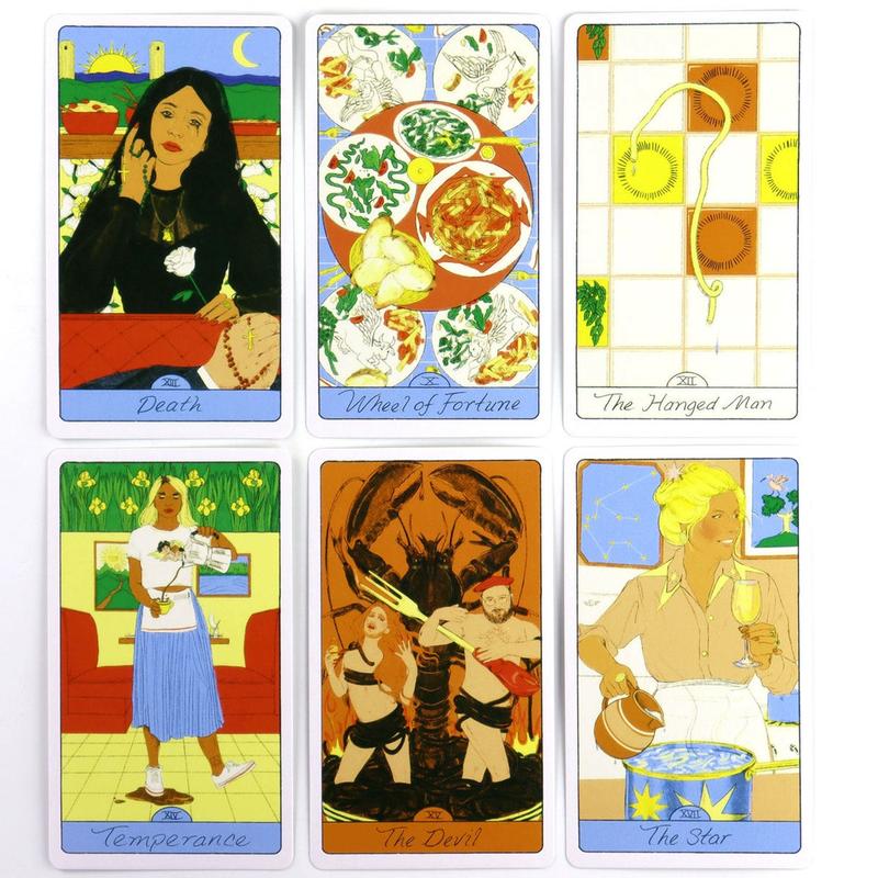 Unlock Your Future with The Pasta Tarot Deck Card Family Party Board Fortune Telling Game Beginners Card