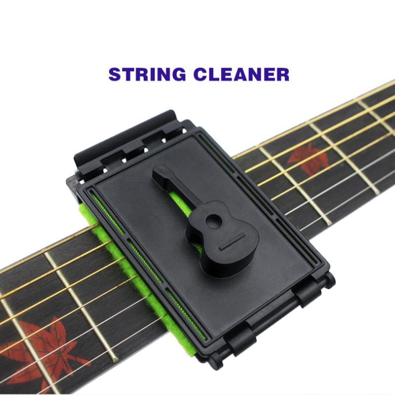 Guitar String Cleaning Tool, Guitar String Cleaning Brush, Guitar Fretboard Cleaning Tool, Music Accessories for Acoustic Guitar, Violin, Bass, Ukulele, Electric Guitar, Christmas Gift