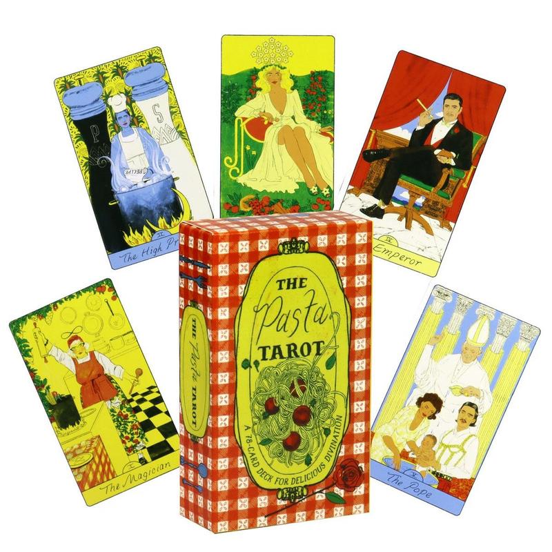 Unlock Your Future with The Pasta Tarot Deck Card Family Party Board Fortune Telling Game Beginners Card