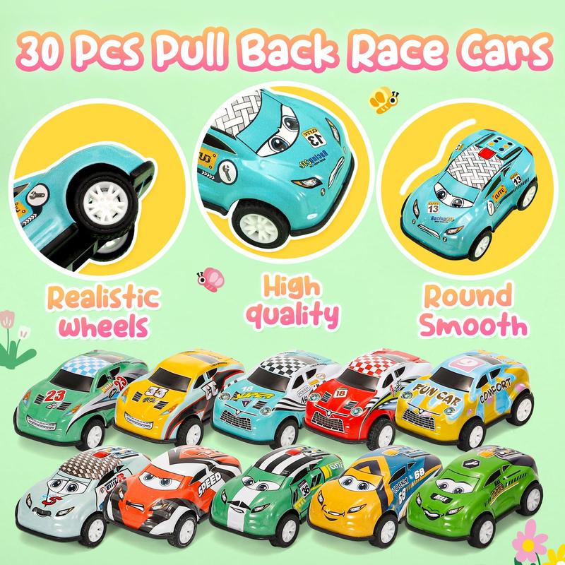 Toy Cars , Pull Back Cars with Storage Bags, Race Car Party Favors for Boys Girls Treasure Box Prizes Rewards Mini Toys