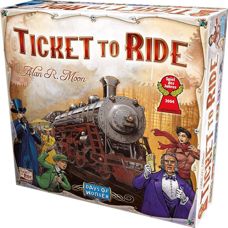 Ticket To Ride Strategy Board Game for Ages 8 and up, by Asmodee