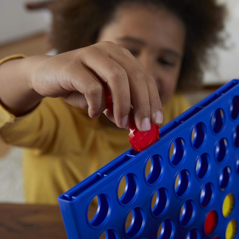 Gaming Connect 4 Classic Grid Board Game for Kids and Family, 2 Players, Ages 6 and Up