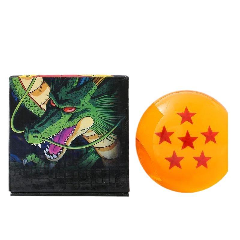 New collection of medium-sized crystal resin star ball Dragon Ball-Animation collection new gift box set of 7 pieces (diameter 1.7 inches diameter 43mm)