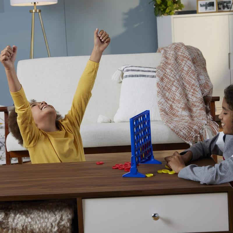 Gaming Connect 4 Classic Grid Board Game for Kids and Family, 2 Players, Ages 6 and Up