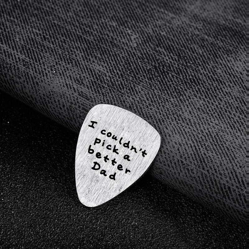 I Couldnt Pick A Better Dad Guitar Pick Dad Gifts From Daughter Fathers Day Gift for Daddy Papa