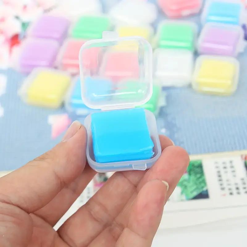 5D Diamond Arts Colorful Painting Mud Glue, 6 Counts box DIY Diamond Embroidery Cross Stitch Mosaic Clay Tools Accessory, DIY Diamond Arts Colorful Painting Tool