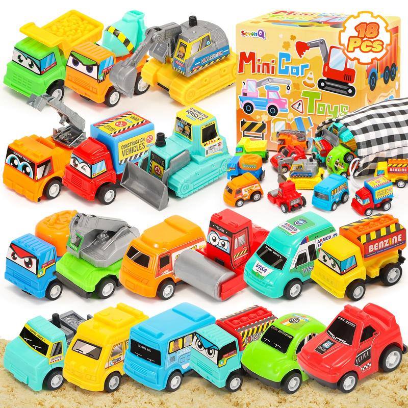 Toy Cars , Pull Back Cars with Storage Bags, Race Car Party Favors for Boys Girls Treasure Box Prizes Rewards Mini Toys