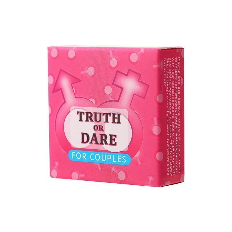 Truth Or Dare Card Game, 1 Count Adult Board Game for Couples & Family Parties, Funny Party Game for Girls, Party Supplies